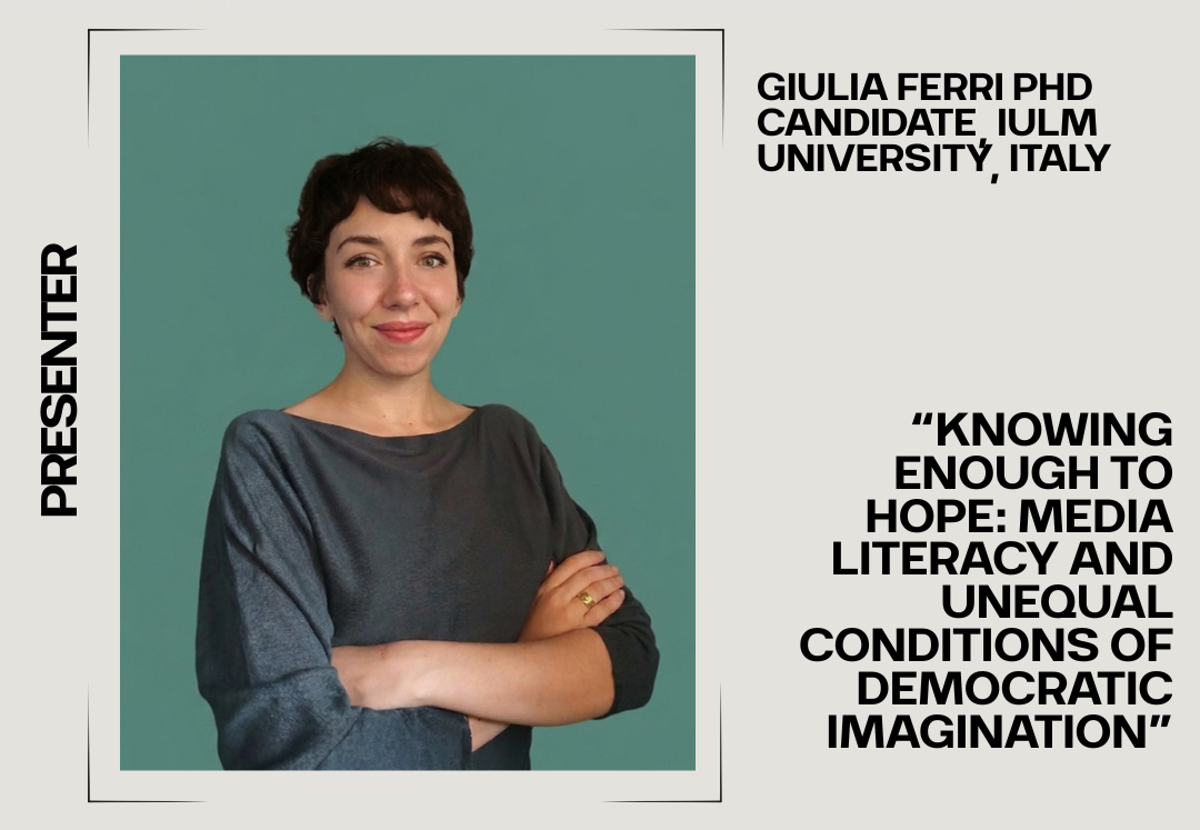 UPCOMING | Giulia Ferri presentation at the Communicating narratives, imaginaries and epistemes of hope pre-conference.